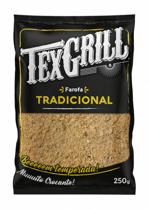 Farofa Temperada Tradicional Texgrill — Pacote 250 g