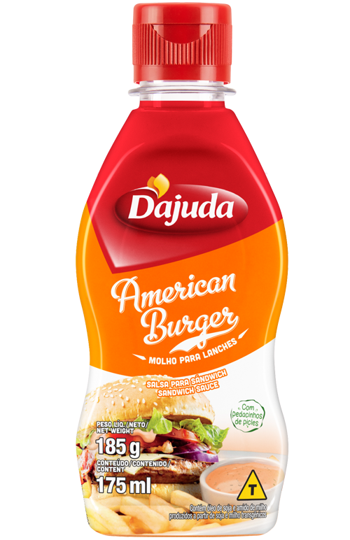 American Burger D'ajuda — Frasco 185 g
