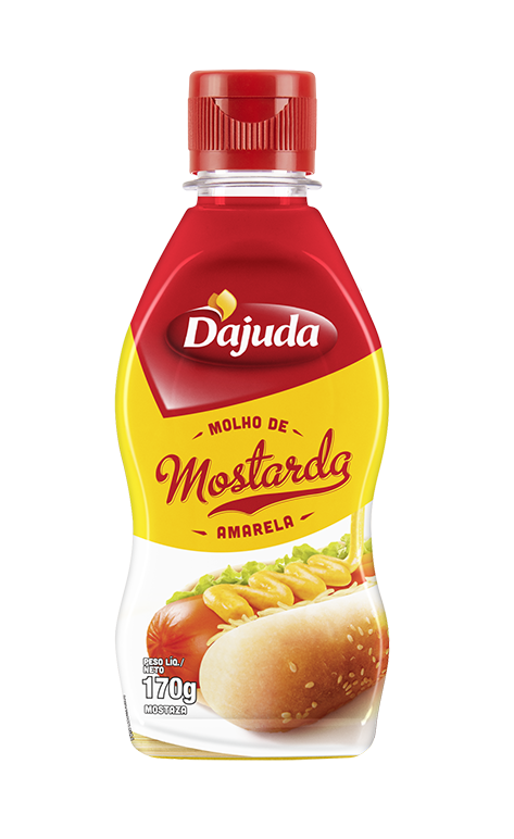 Mostarda Amarela D'ajuda — Frasco 170 g