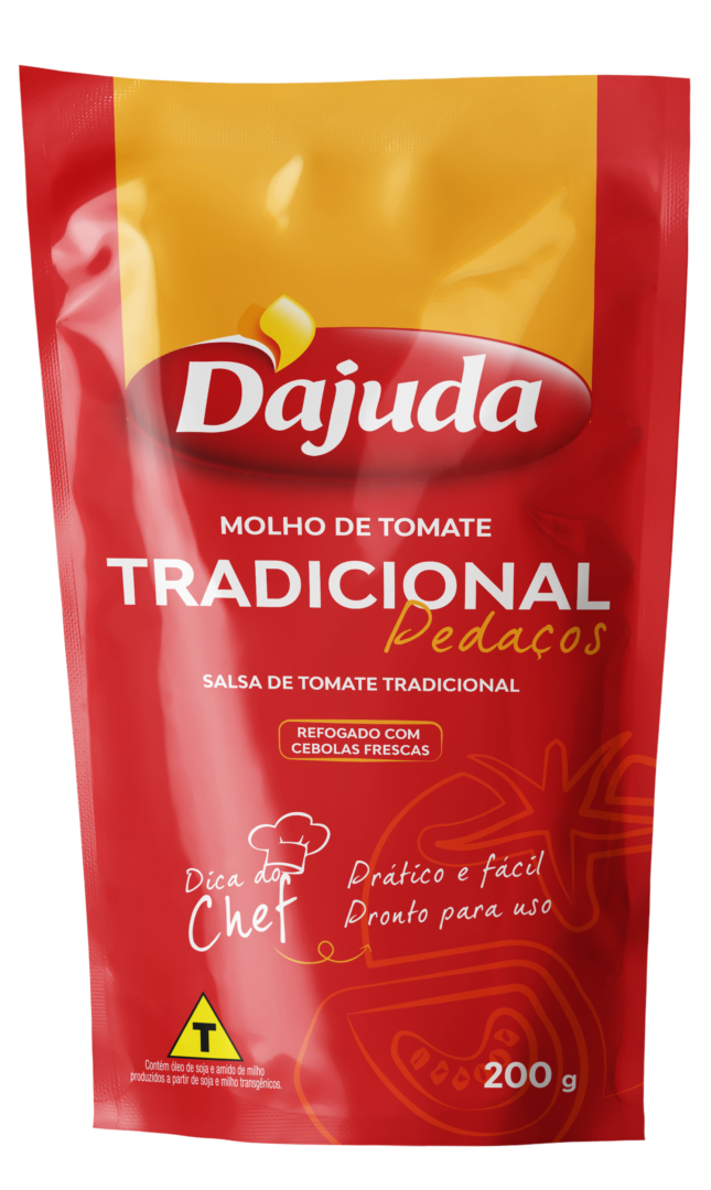 Molho de Tomate Tradicional com Pedaços D'ajuda — SUP 200 g