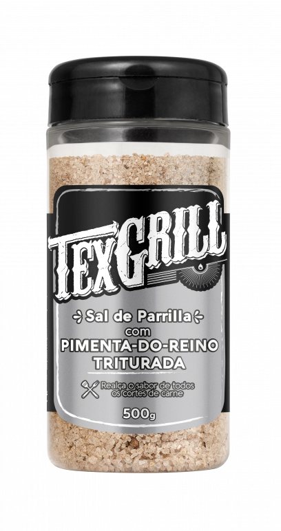 Sal de Parrilla Pimenta-do-Reino Texgrill — Pote 500 g