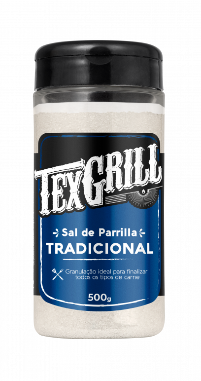 Sal de Parrilla Tradicional Texgrill — Pote 500 g