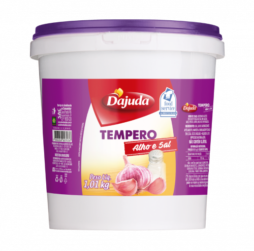 Tempero Alho e Sal D'ajuda — Pote 1,01 kg