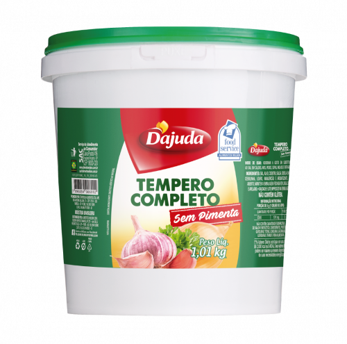 Tempero Completo sem Pimenta D'ajuda — Pote 1,01 kg